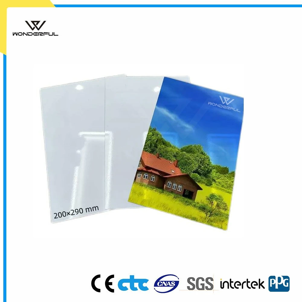 Pearl White Silvery Glossy Surface Weather Resistant High Definition Photo Panel Sublimation HD Aluminum