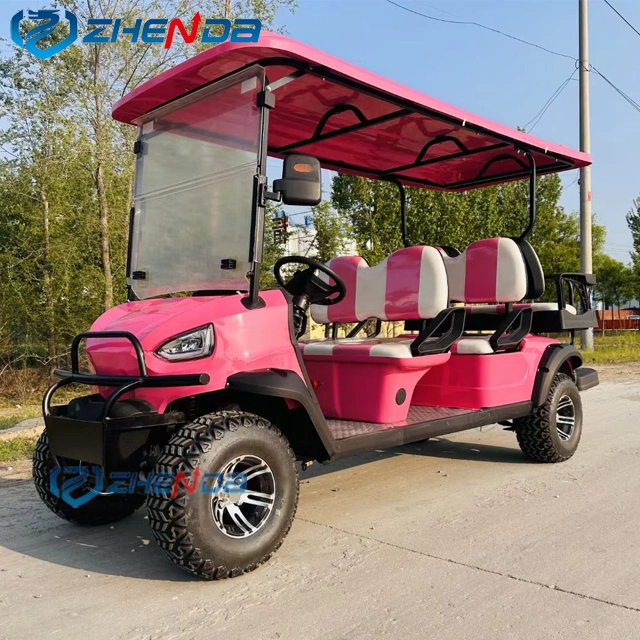 Novo Multi Seat Off-Road Golf Car Scenic Area Tourism propriedade Segurança eléctrico Sightseeing Car