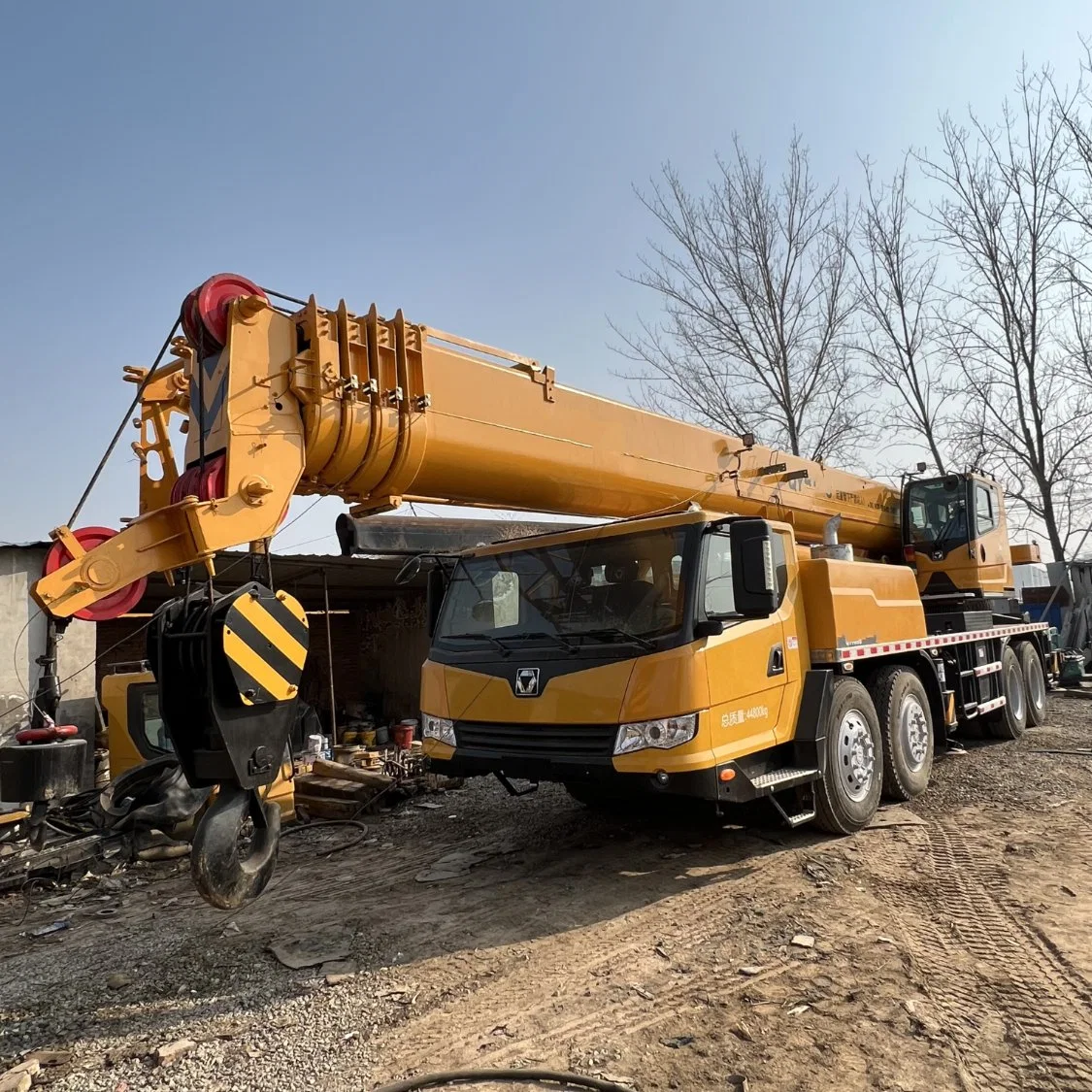 Grúa usada Truck Qy70kc 70tons 5-Boom para la venta