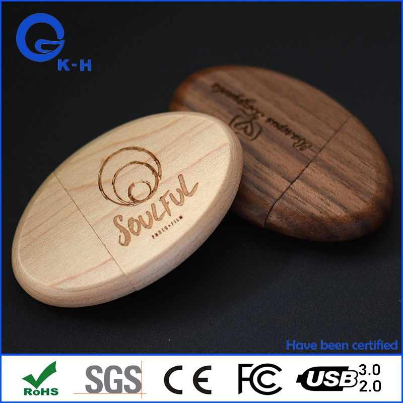 Promotional Custom Wood USB Flash Memory Drive 8GB 16GB 32GB