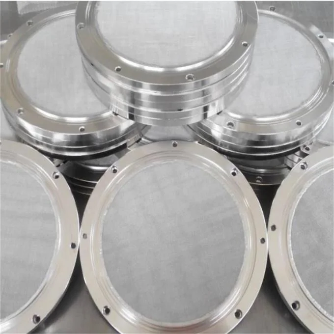 Stainless Steel Ss 304 316L Round Plastic Extruder Plain/Twill/Dutch Woven Filter Wire Mesh Disc