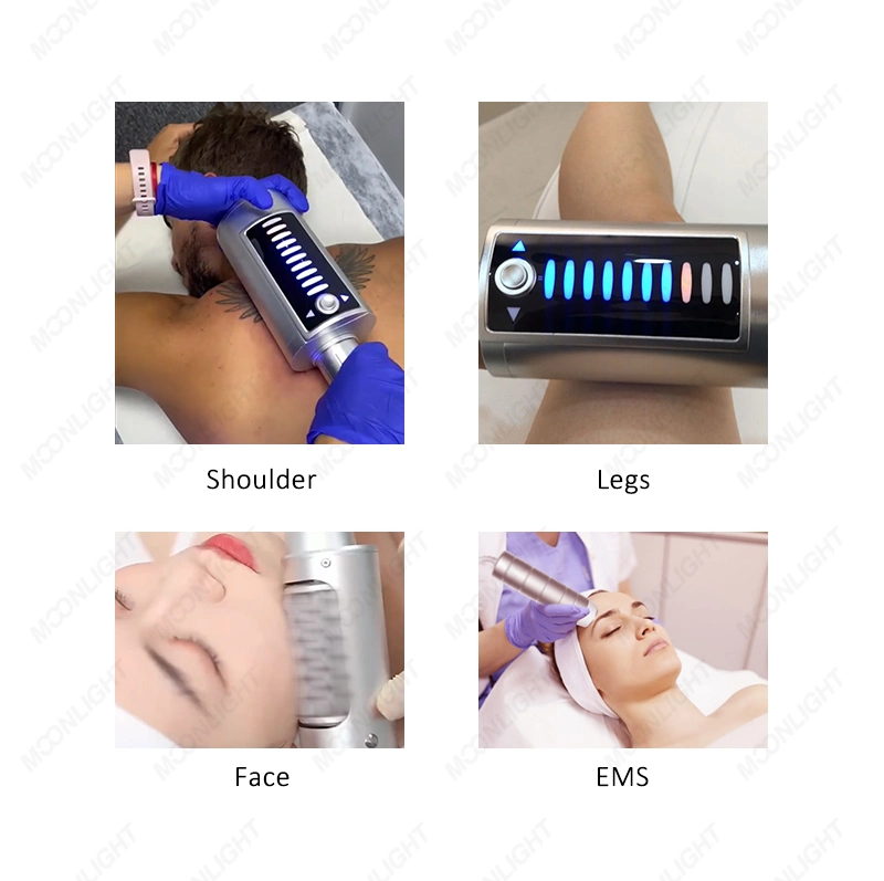 2023 Hot! 5 asas Cool Crio electrodos placas de EMS Escultura Cryoskin la máquina de elevación de la piel Cool congelar la quema de grasa con EMS Fábrica Producto nuevo! !