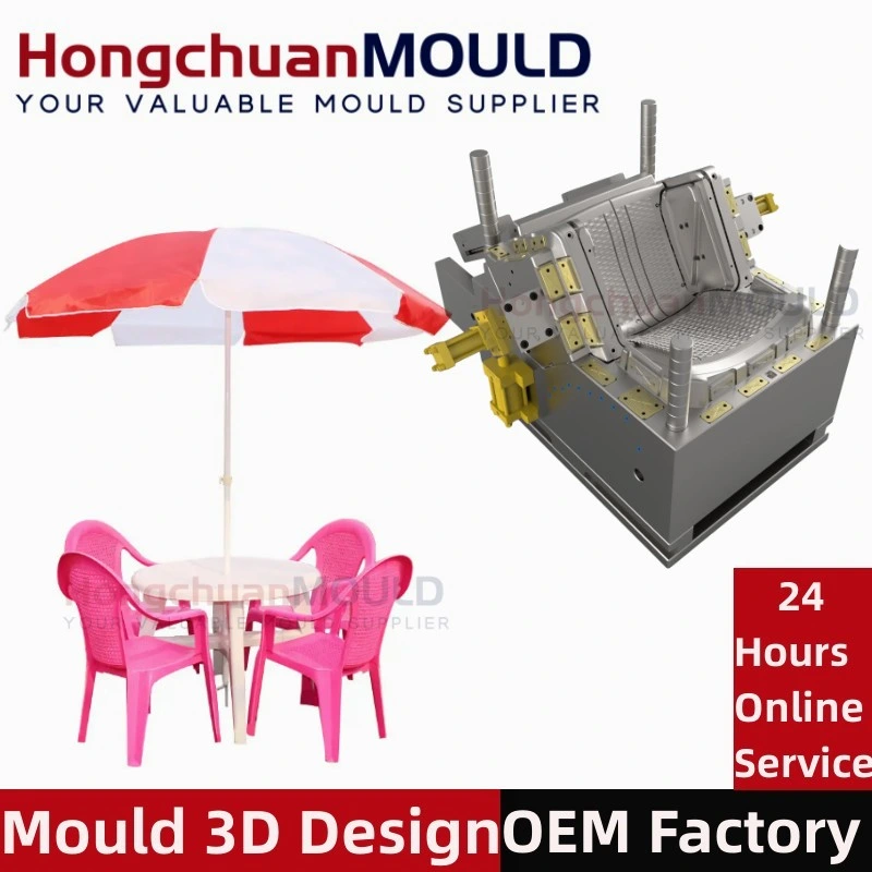 Customized Plastic Armless Chair Injection Mould Dinner Chair Mold