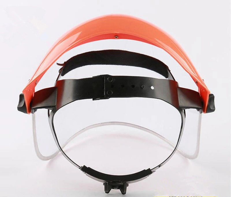 Seguridad de la pantalla de PVC de máscara de soldadura con máscara transparente