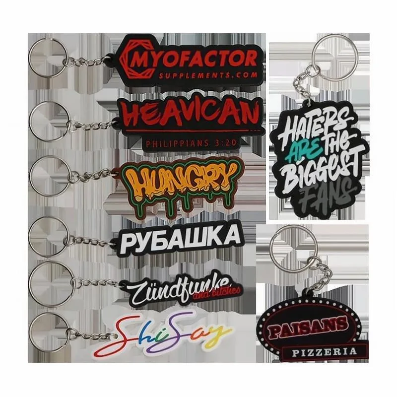 Original Factory Custom Promotion Gift Fashion Accessories Sneaker School Bag Pendant Car Accessories Metal Key Ring Key Chain Anime Plastic Rubber PVC Keychain