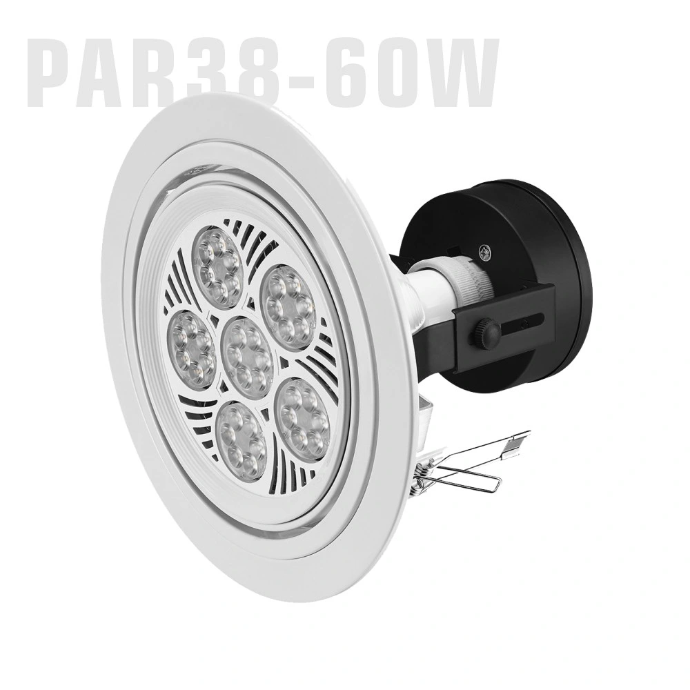 60W Ampoule LED NOIR PAR38 110V 220V ETL E26 E27 en aluminium 40W 50W à intensité réglable par 38 d'inondation de bijoux par38 LED Spots de lumière