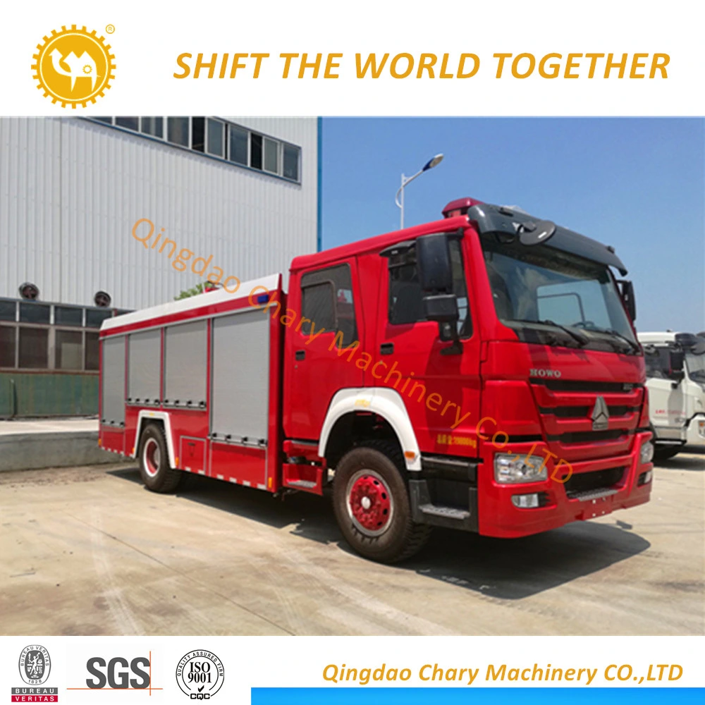 12000L Sinotruck Fire Extinguisher Foam Powder Water Tank Fire Fighting Truck