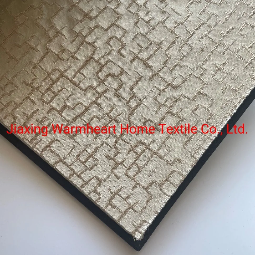 Estofados tecido de poliéster tecido Jacquard para decoração Cortina Sofá mobiliário Cadeira (JAC03)