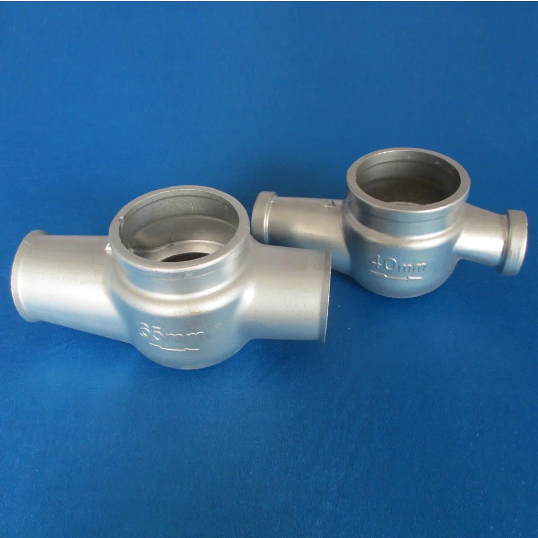 Stainless Steel Investment Lost Wax Casting Tee Pipe Fittings