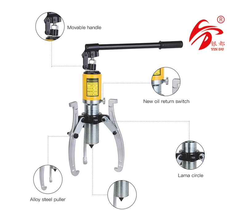 10 Ton Hydraulic Gear Puller Tool Kit (ZYL-10)