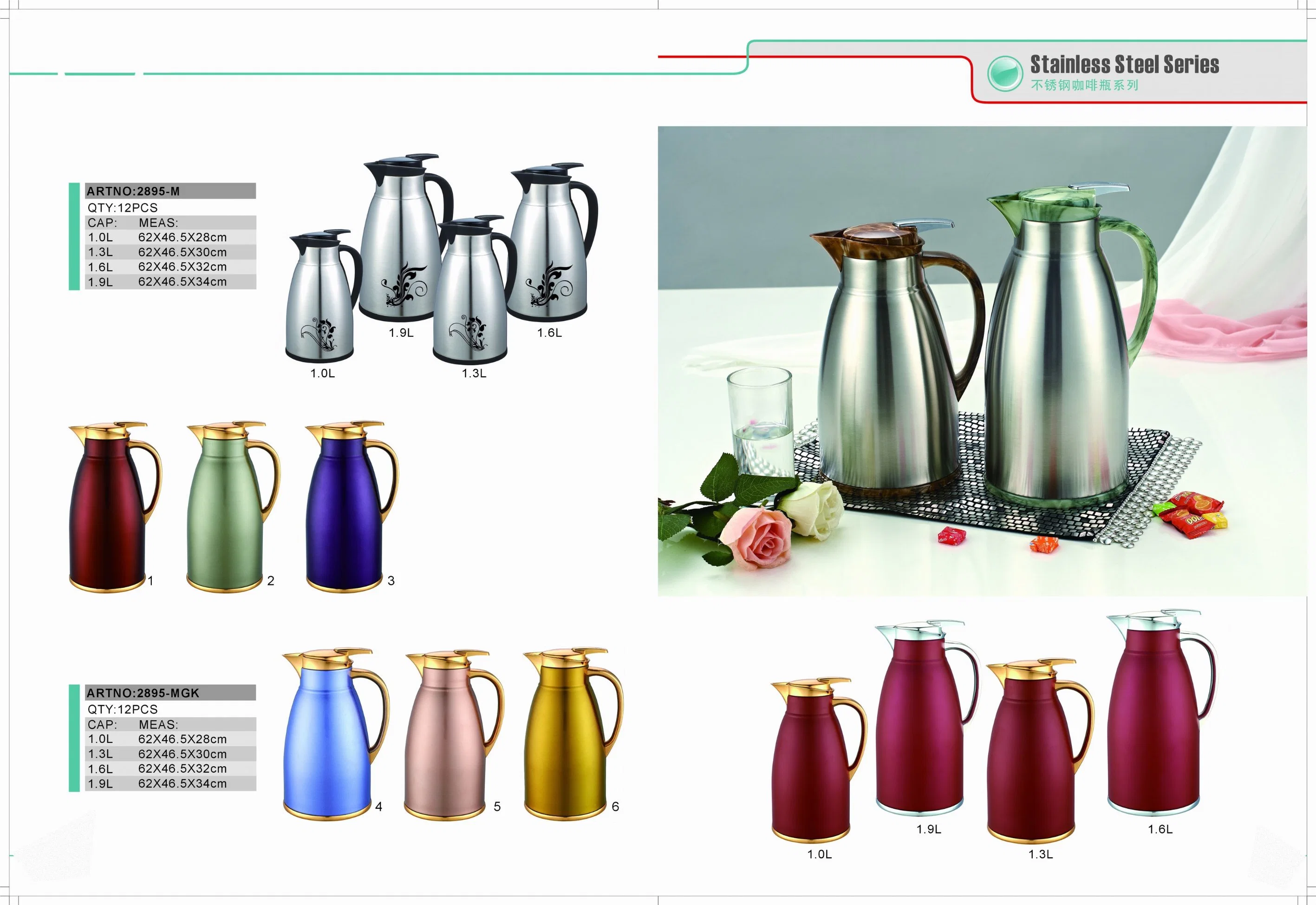 Coffee Pot Vacuum Flask Water Bottle Thermos