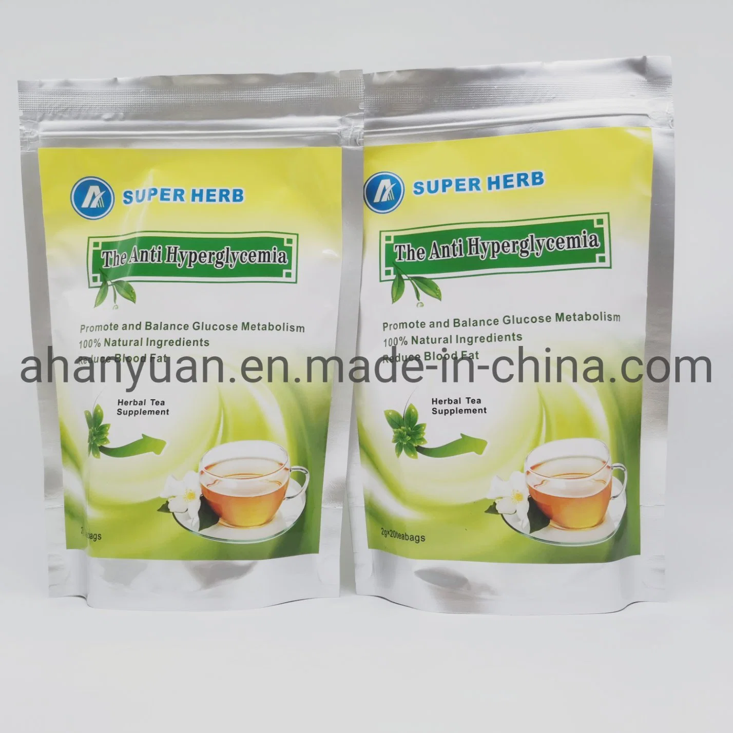 Wholesale/Supplier 100% Natural Healthy Herbal Blood Sugar Lowering Tea Blood Circulation Tea with Private Label