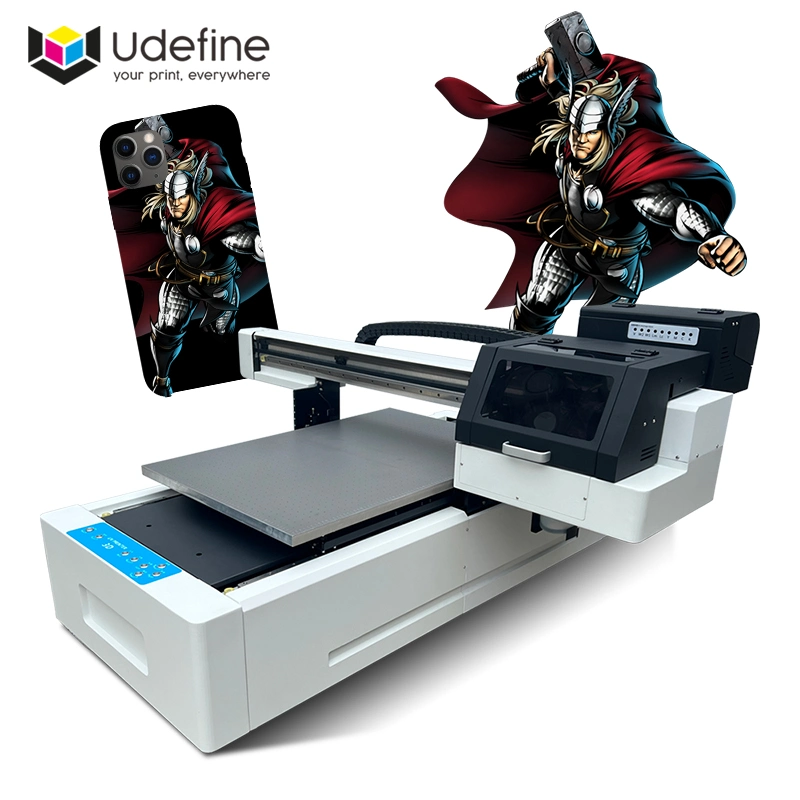 Udefine impressora UV industrial vidro 3D digital cerâmica Azulejo acrílico Impressora a jato de tinta para impressoras a jato de tinta Wood Metal Printing Machine 6090