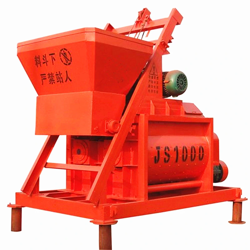 Trade Assurance Js500 Industrial Cement Mixer/ Twin Shaft Concrete Mixer