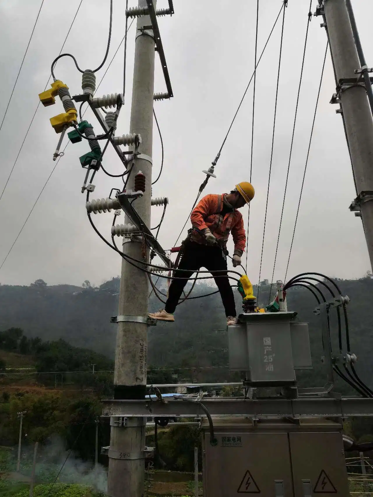 Caixa de distribuição integrada de baixa tensão para exterior da série jp, à prova de água inteligente Alimentação eletrónica