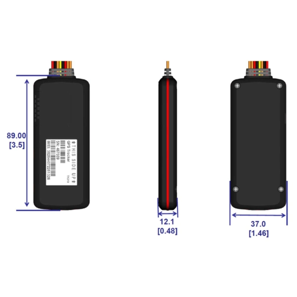 Nouveau tracker GPS de véhicule pour voiture 4G Lte avec fonction SOS Panique / Détection de température pour système de suivi de camion (TK319-L)