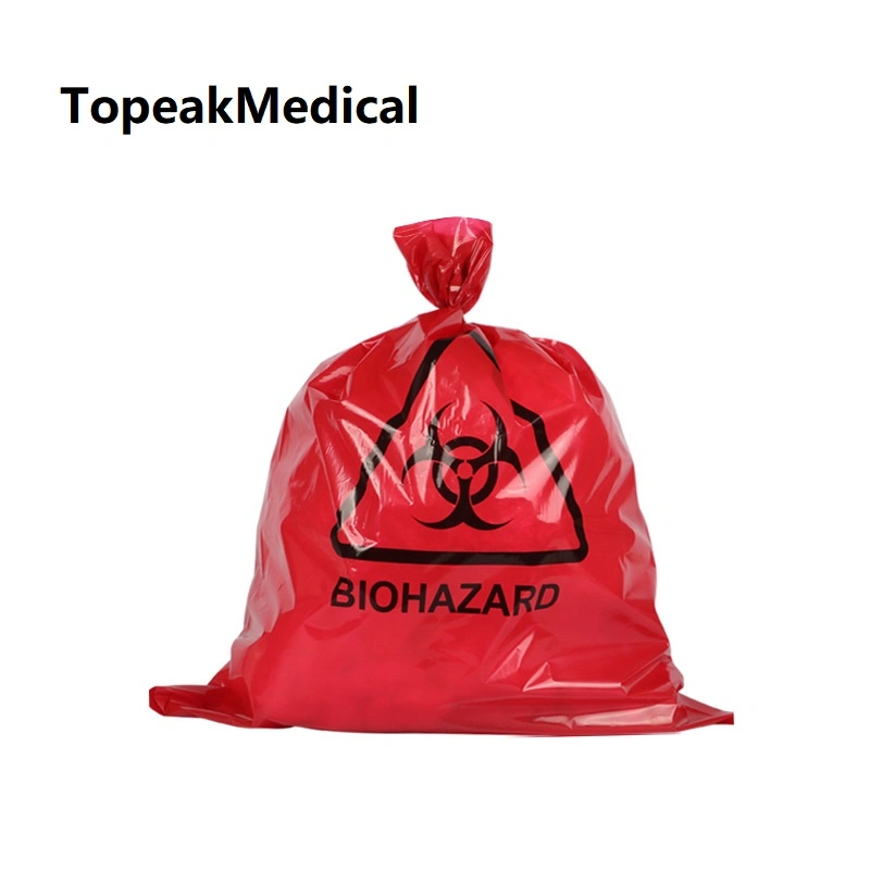 Resíduos médicos lixo lixo o saco de embalagem