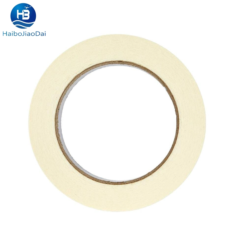 Hochtemperatur-Weiß Gelb Beige Auto Automotive Crepe Papier Klebstoff Malerei Masking Tape Preis