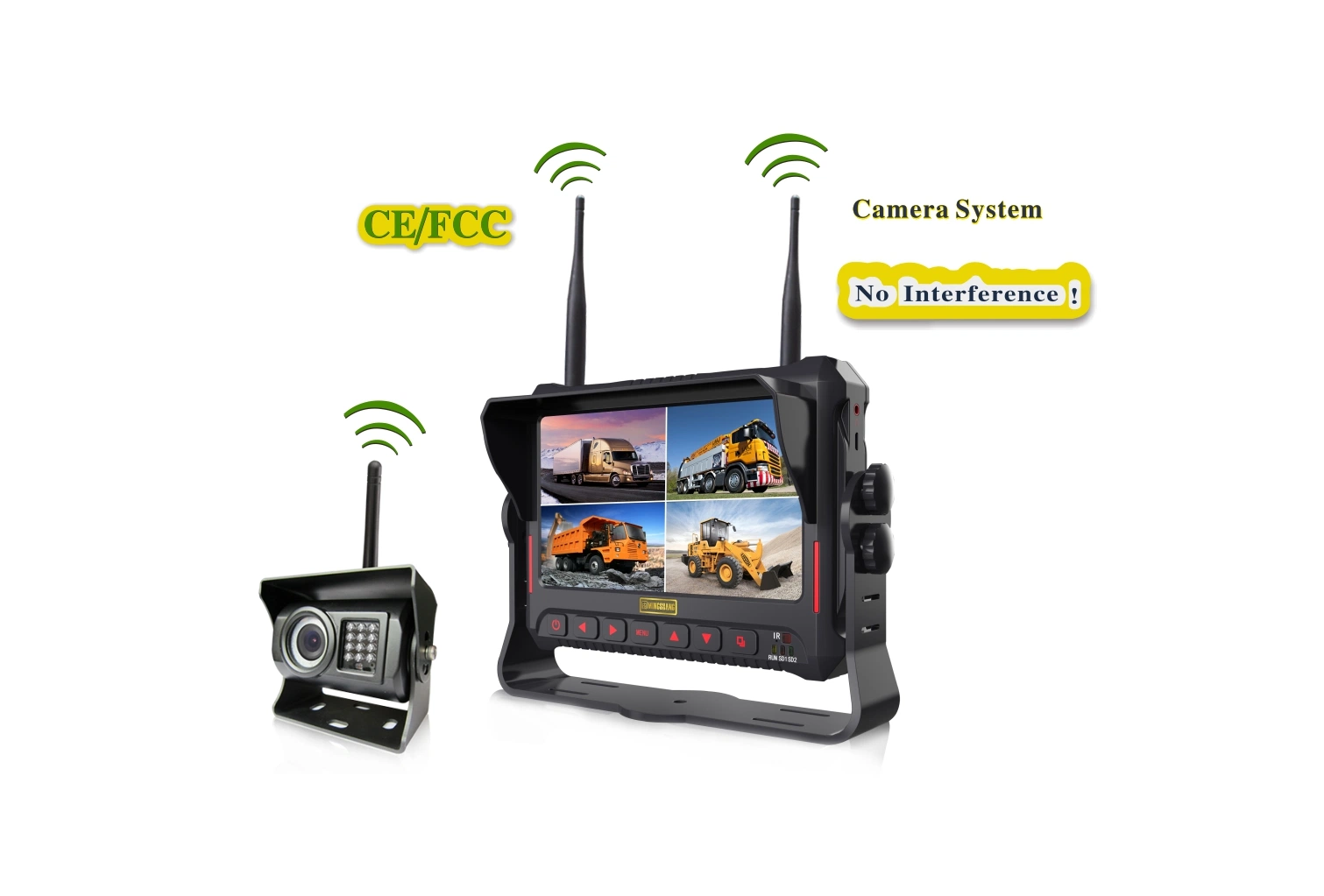 Wireless Monitor Camera System with Video Recording