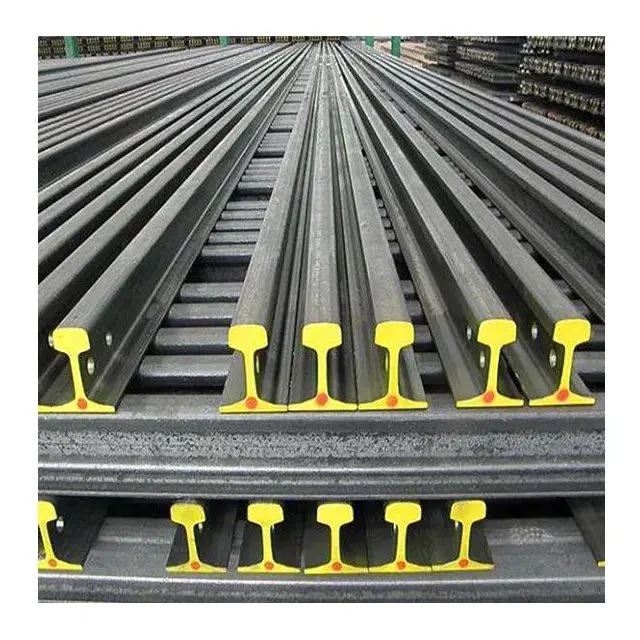 6m 8m 10m Light Railway Steel Track 5kg--30kg/M Crane Steel Rail