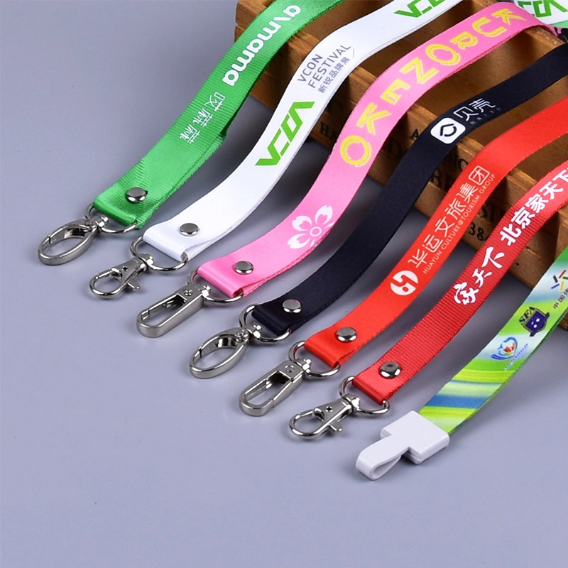 Adjustable Retractable Custom Lanyards with Quick Release Buckle