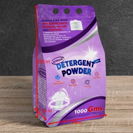 Biodegradable Packaging Pouch Bags for The Detergent Powder to Accommodate 500gram