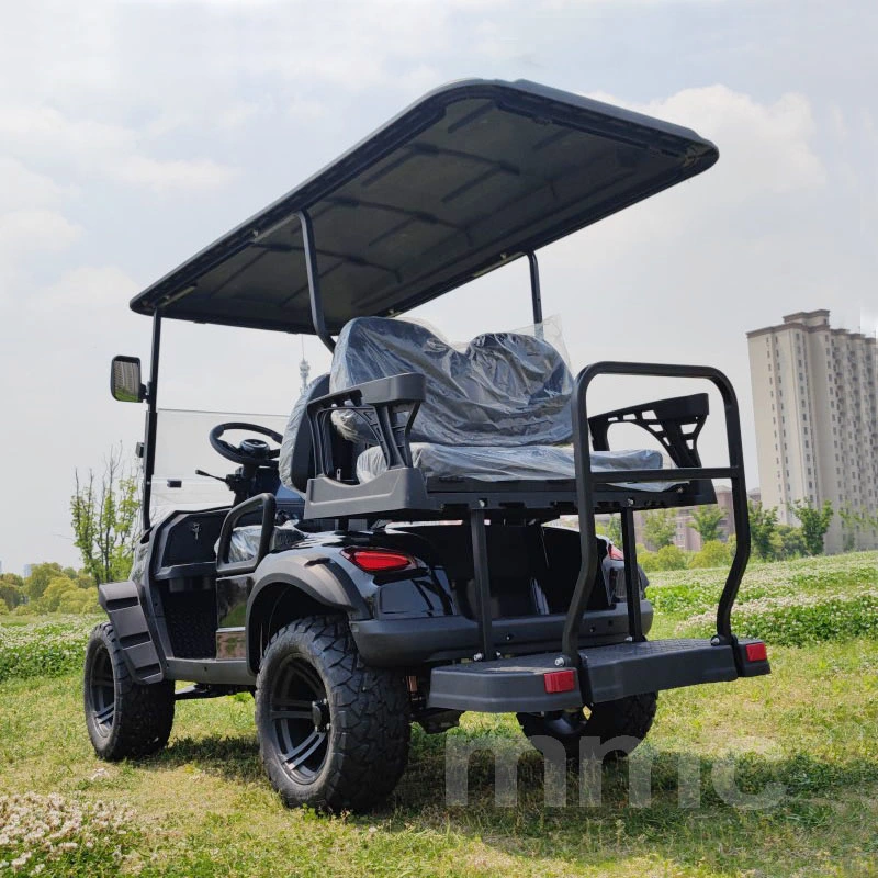 Actualizado 4 asientos Cool 48V/60V/72V 5000W Electric Golf Carts para Caza Familiar