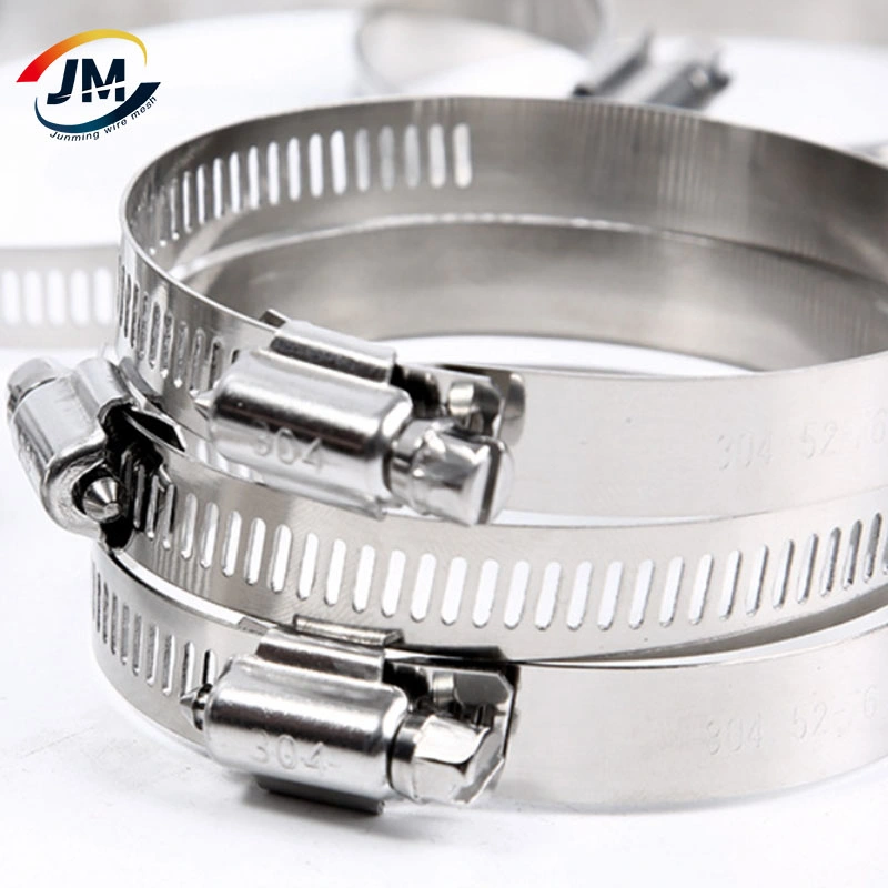 304 Stainless Steel Hose Clip/Heavy Duty Galvanized Hose Clamp Fastener Products