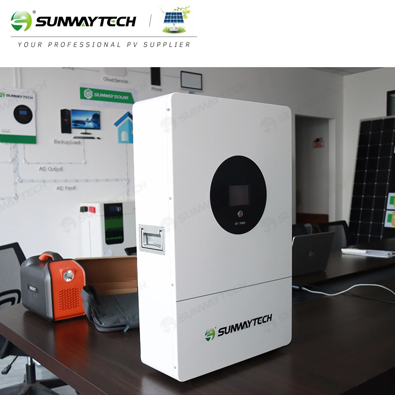 Sunway 5kw 10kw 18650 OEM Good Price Solar Lithium-Ion Battery Pack All in One Ess for Solar System with BMS