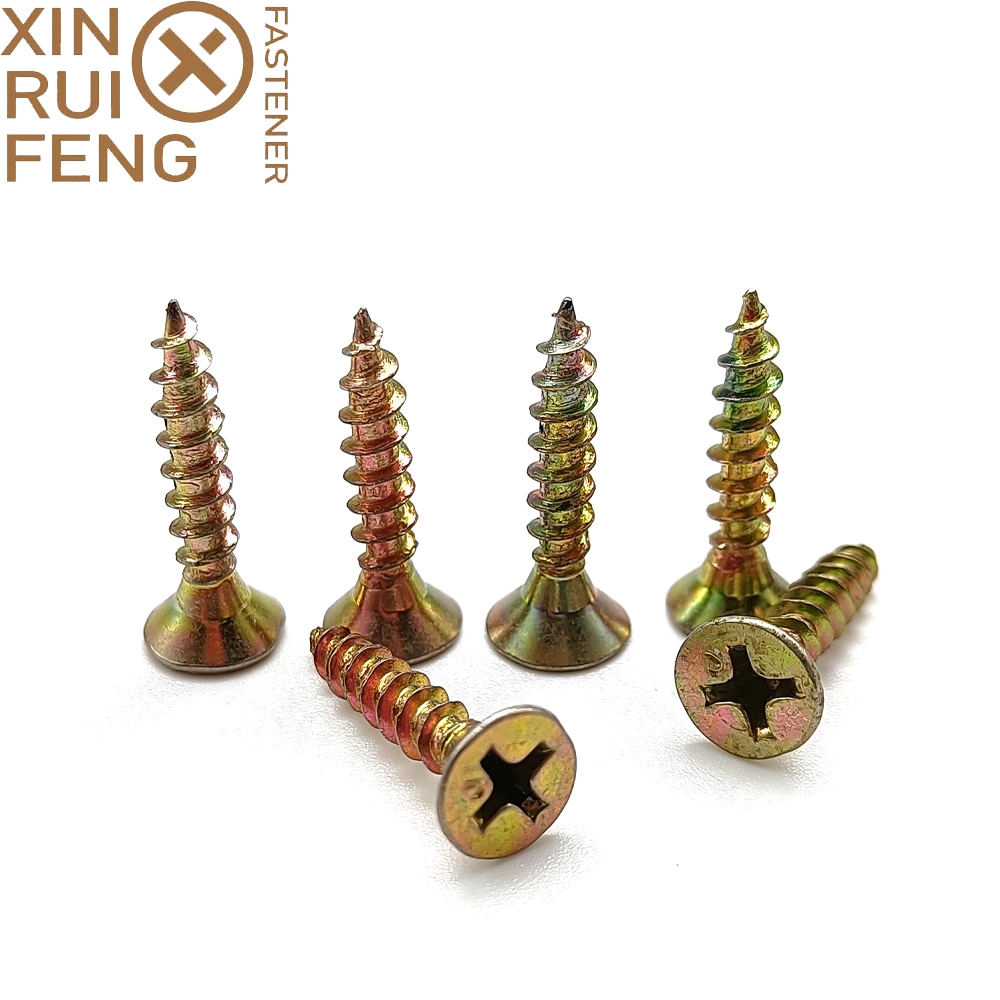 DDP American USA USD2.45/Kg Xinruifeng Fastener Fiberboard Tapping MDF Wood Chipboard Screws