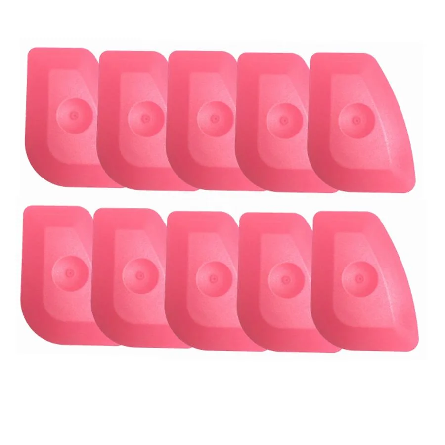 Mini Plastic Squeegee Pink Hand Applicator