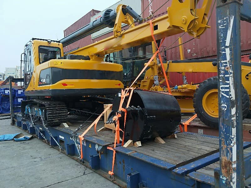 High quality/High cost performance  Small Crawler Hydraulic Rock Bore Pile Machine Rotary Drilling Rig Ycr60