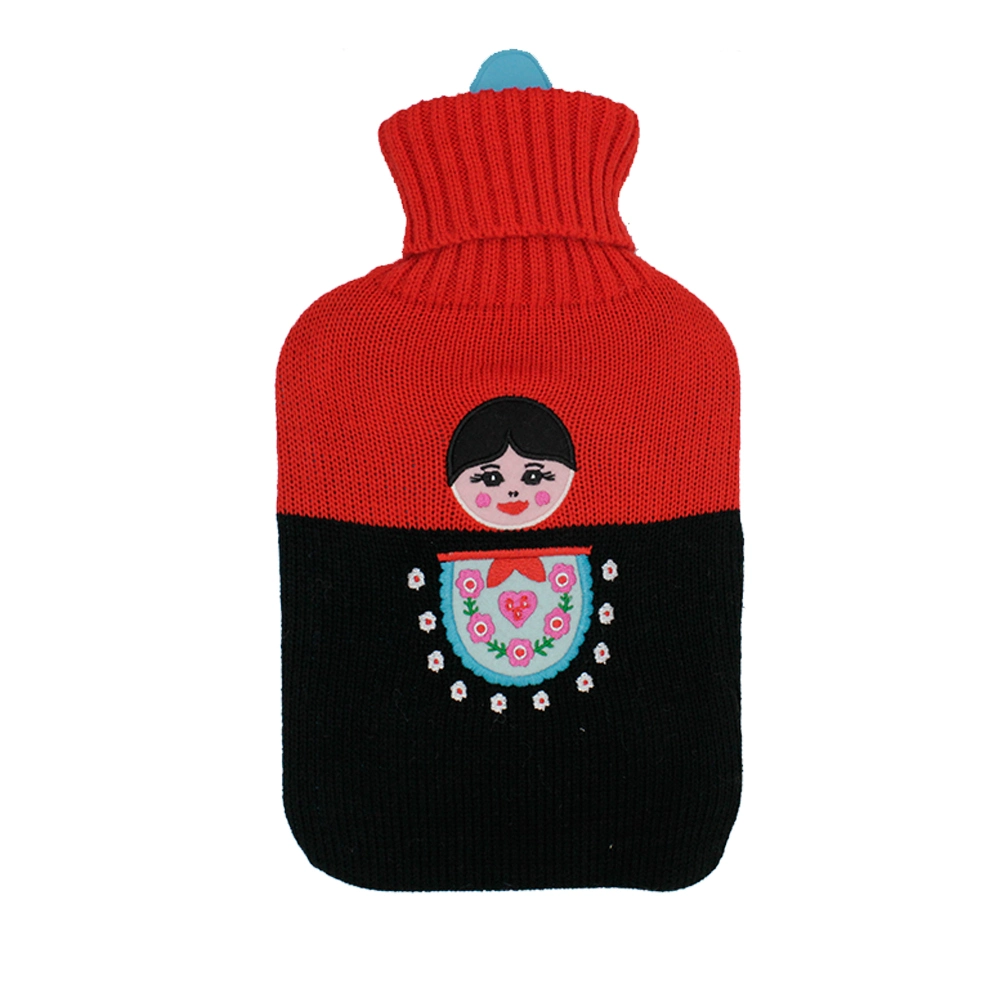 Wholesale/Supplier Fresh Color Hot Water Bag Rubber Hot Water Bottle Knitted Cover