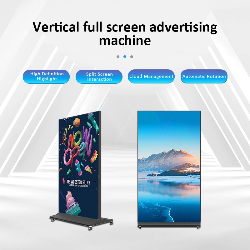 75 86 98-Zoll-LCD-Digitalkiosk mit Touchscreen Digital Beschilderung und Displays