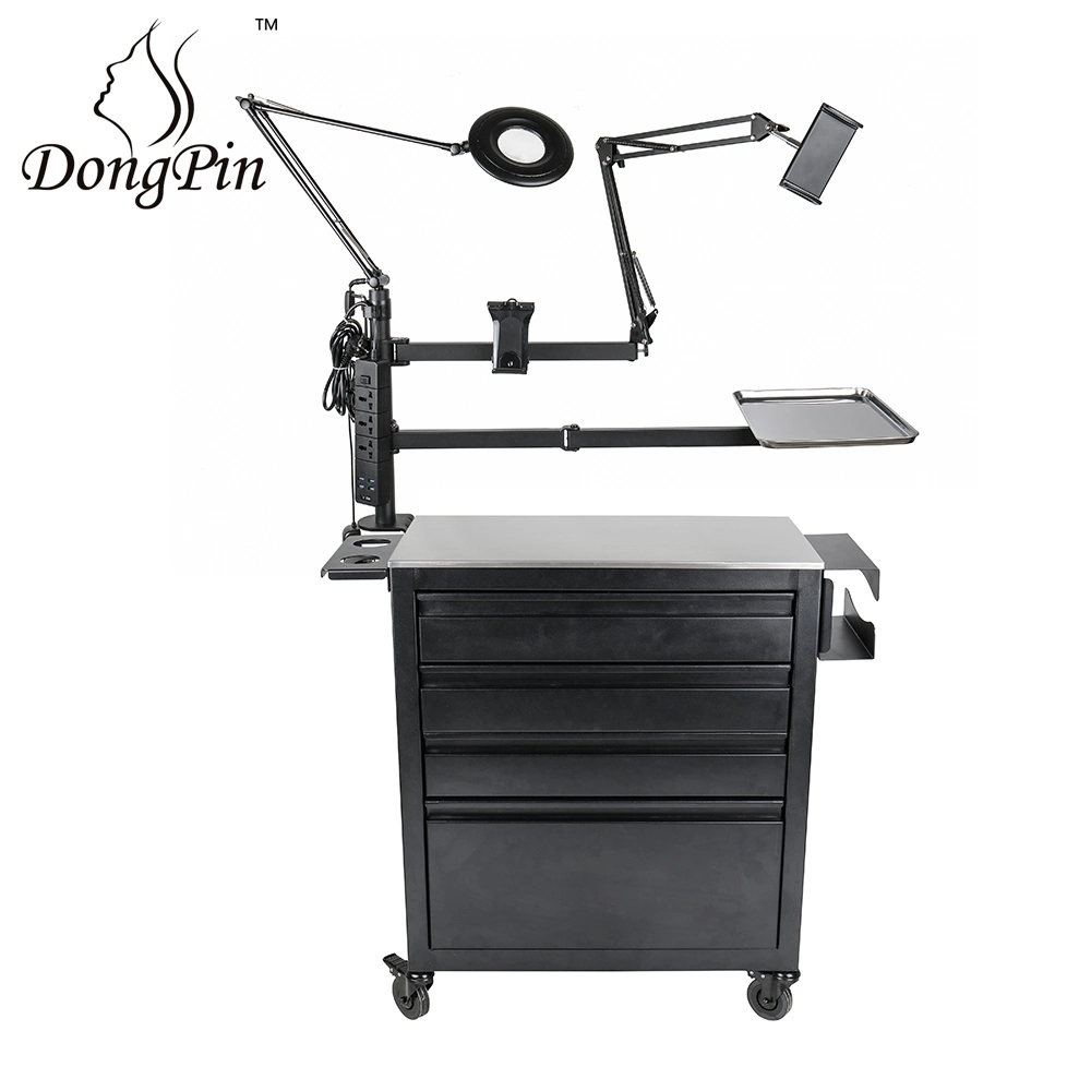 Beauty Trolley Salon Cart Equipment, Tattoo Tool Salon Furniture