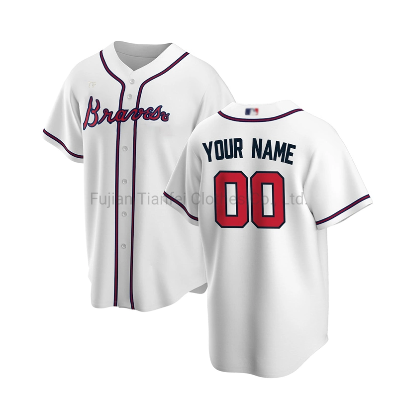 Custom Full Button Baseball Jerseys Plain Baseball Shirts