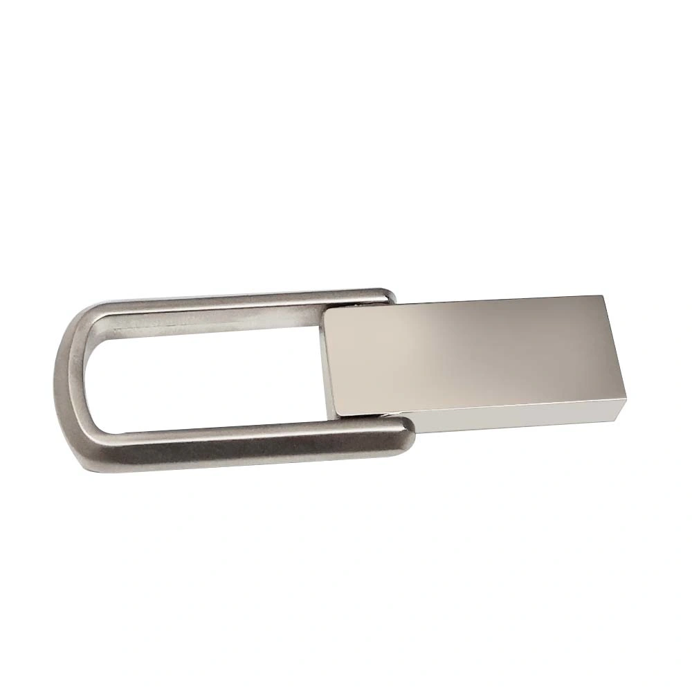 Metal Hook Flip Mini 16GB 32GB 64GB Fold Portable USB Flash Drive