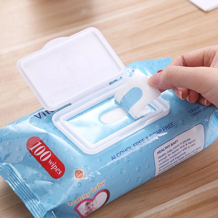 Biokleen OEM 80 Counts Chamomile Natural Organic Biodegradable Sensitive Water Based Baby Soft Pack Baby Wipes Wet Tissue