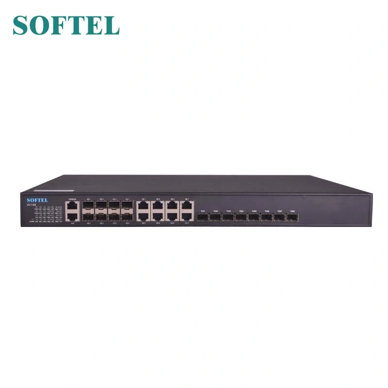 8 puerto Pon Gpon FTTH Olt 1028 Apoyo a los usuarios