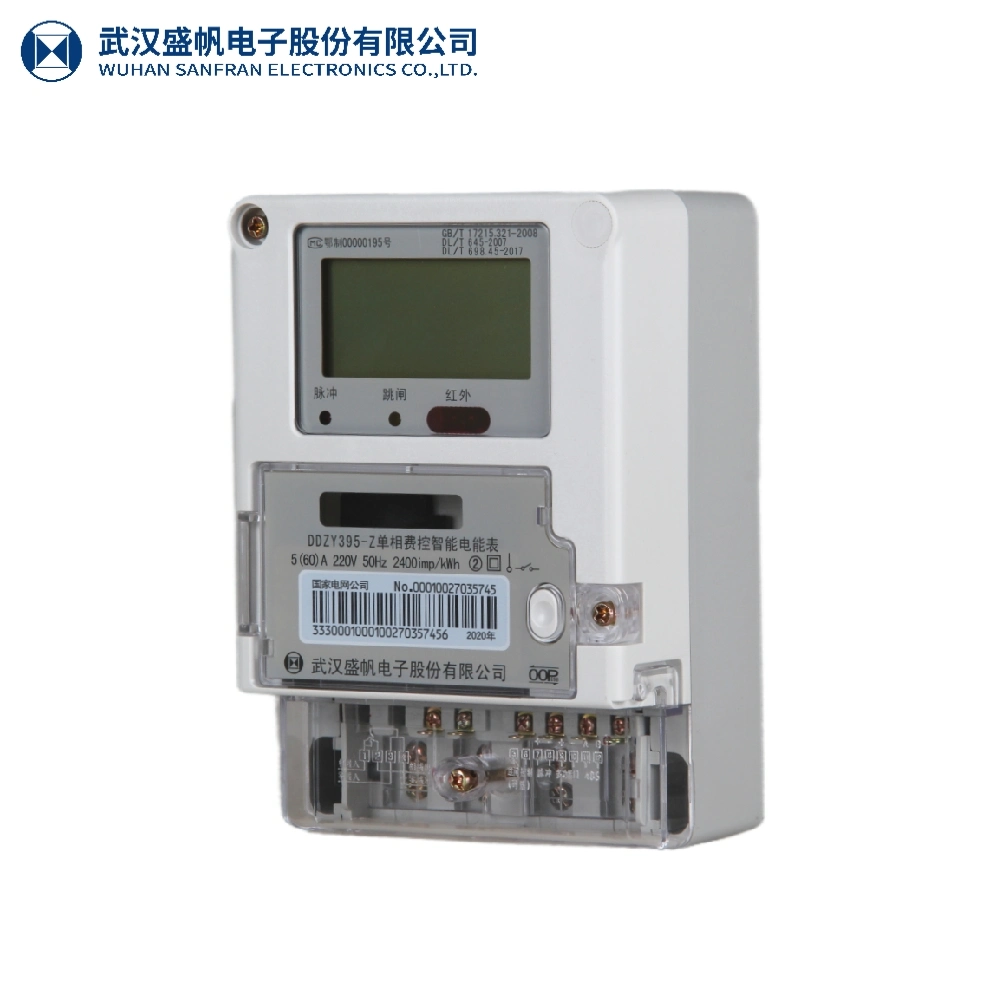 Medidor de energía eléctrica inalámbrico inteligente Lorawan de 470 MHz