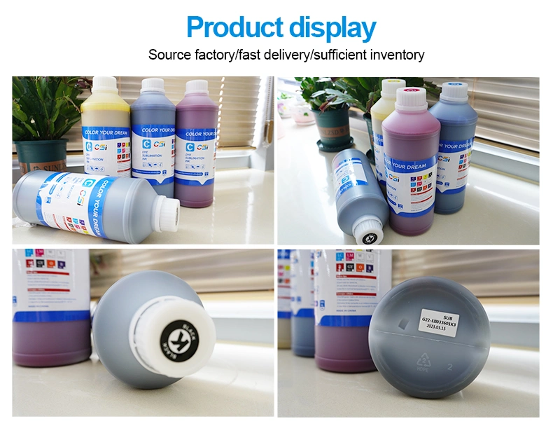 Textile Clothing Printing Ink 4-Color Water-Based Sublimation Ink