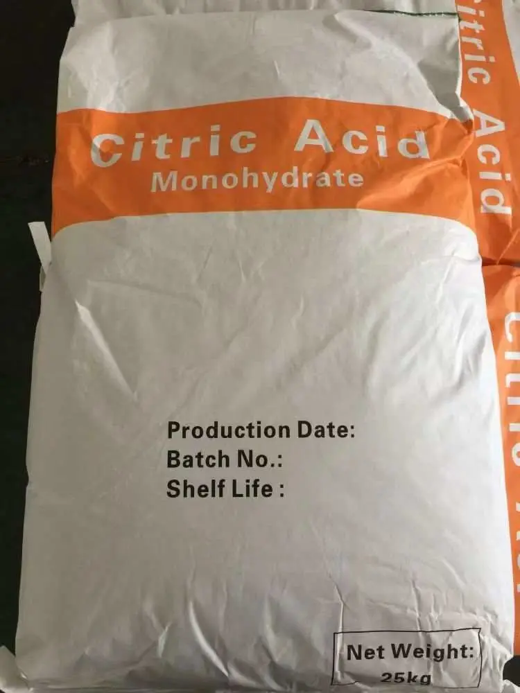 2023 Year Wholesale/Supplier Price Citric Acid Mono Anhy Ensign Ttca Rzbc Brand