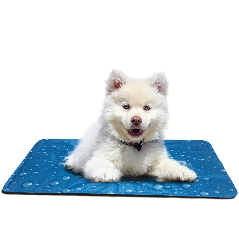 Refroidissement pliable pour chien de haute qualité non toxique sans électricité lavable Tapis PET Cool Pad gel de lit pour glacière pour animaux dormant Lit