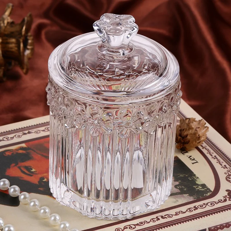 Manufacturers Creative Crystal Glass Ashtray Personality Handmade Mini Crown Glass Candle Holder for Home Decor