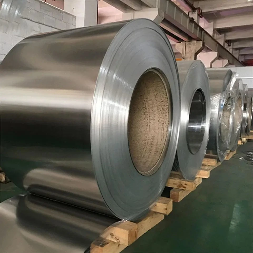 ASTM Hot/Cold Rolled Stainless Steel Coil in Stock with 201 304 310S 316 316L Ss Iron Metal HRC CRC 2b Ba Mirror Surface 0.15-3.0mm for Boiler Container Plate