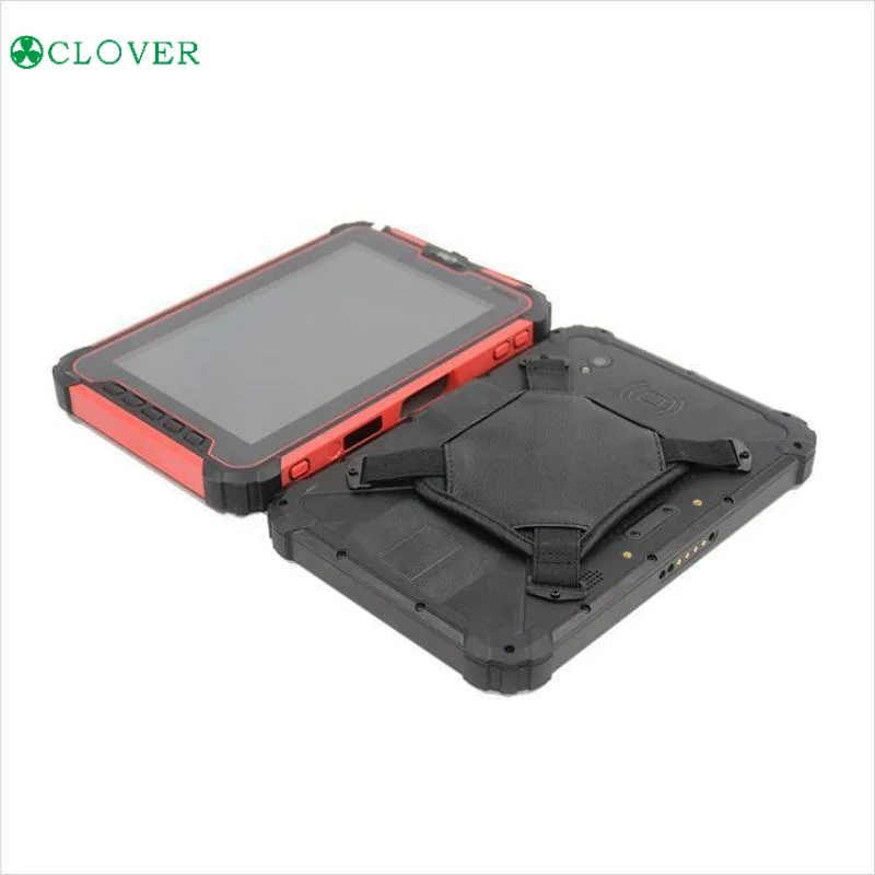 8 Inch IP67 Waterproof Android 9.0 2D Barcode Scanner 125kHz 4G GPS UHF NFC RFID Industrial Rugged Tablet PC