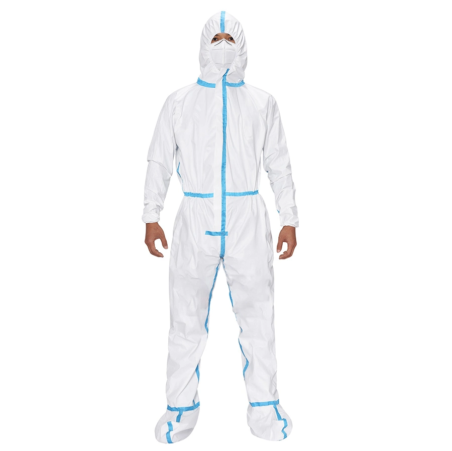 Disposable Protective Clothing High Risk Safety Workwear Chemical Industrial Protective Suits