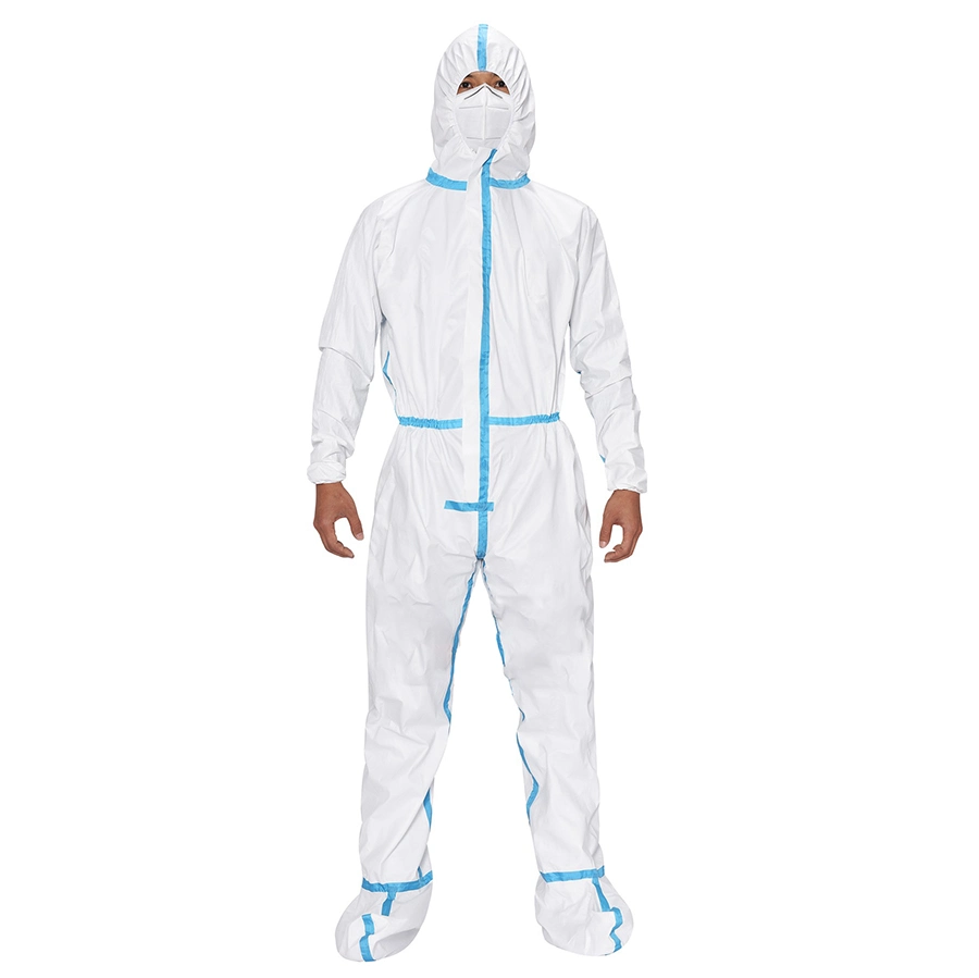 Ropa desechable Ropa de trabajo de seguridad de Alto Riesgo Químico Industrial trajes protectores