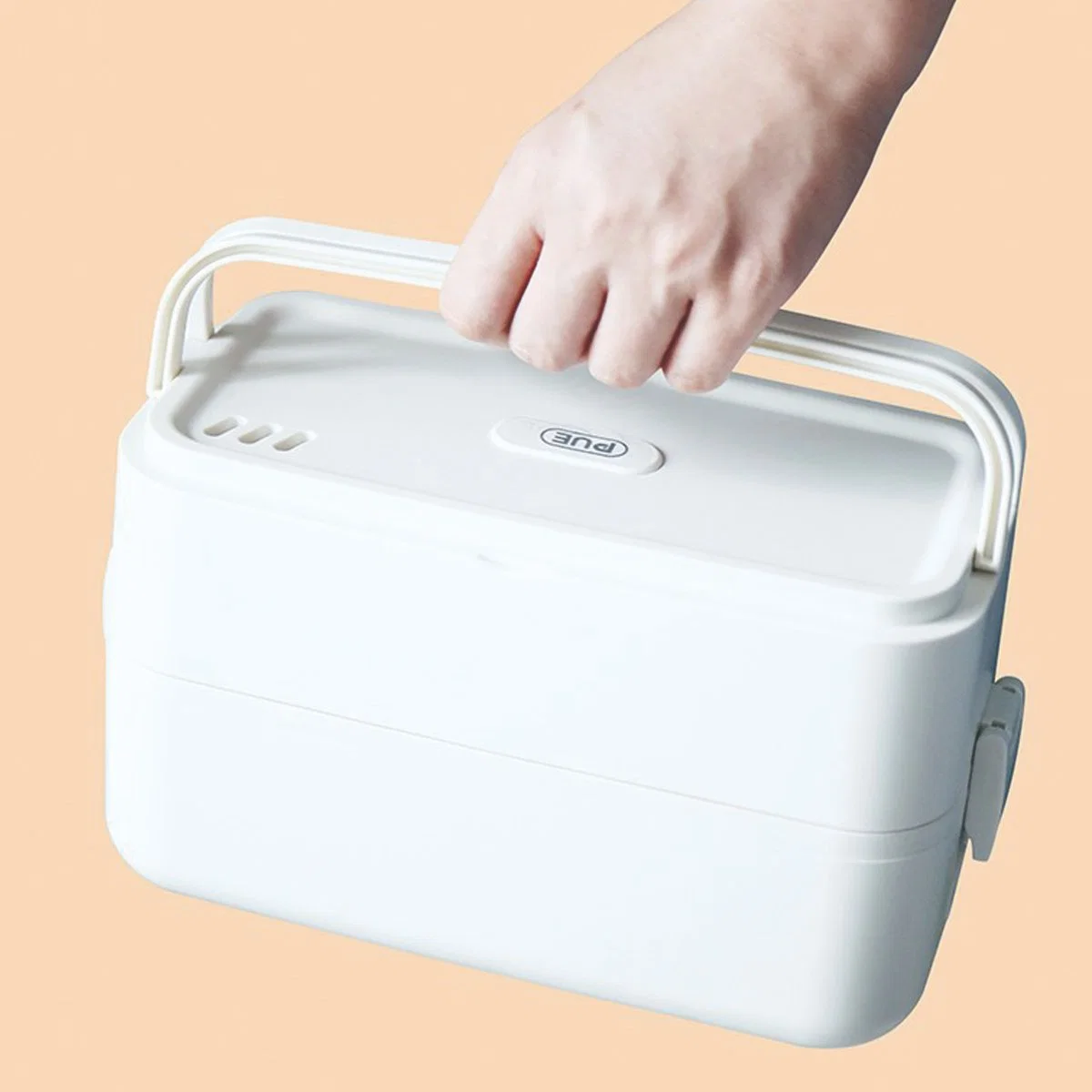 Food Warmer Mini Heating 2 Layer Heated Rice Cookers Portable Electric Steamed Cooking Lunch Box