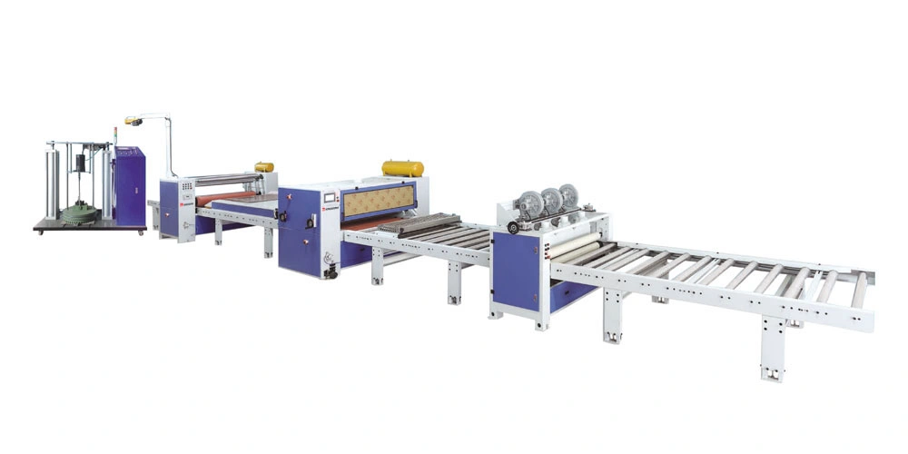 Woodworking Automatic PUR Lamination Production Line